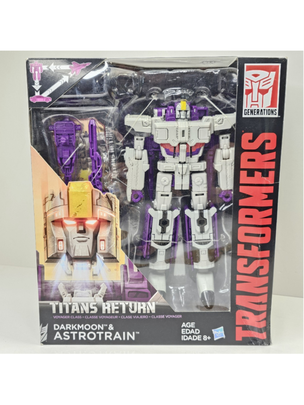 SEALED Hasbro Transformers Titans Returns Darkmoon & Astrotrain Box Damaged